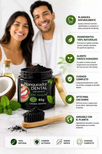 Blanqueador dental orgánico