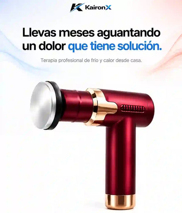 Pistola de Masajes Frío & Calor | Elimina el dolor muscular en minutos